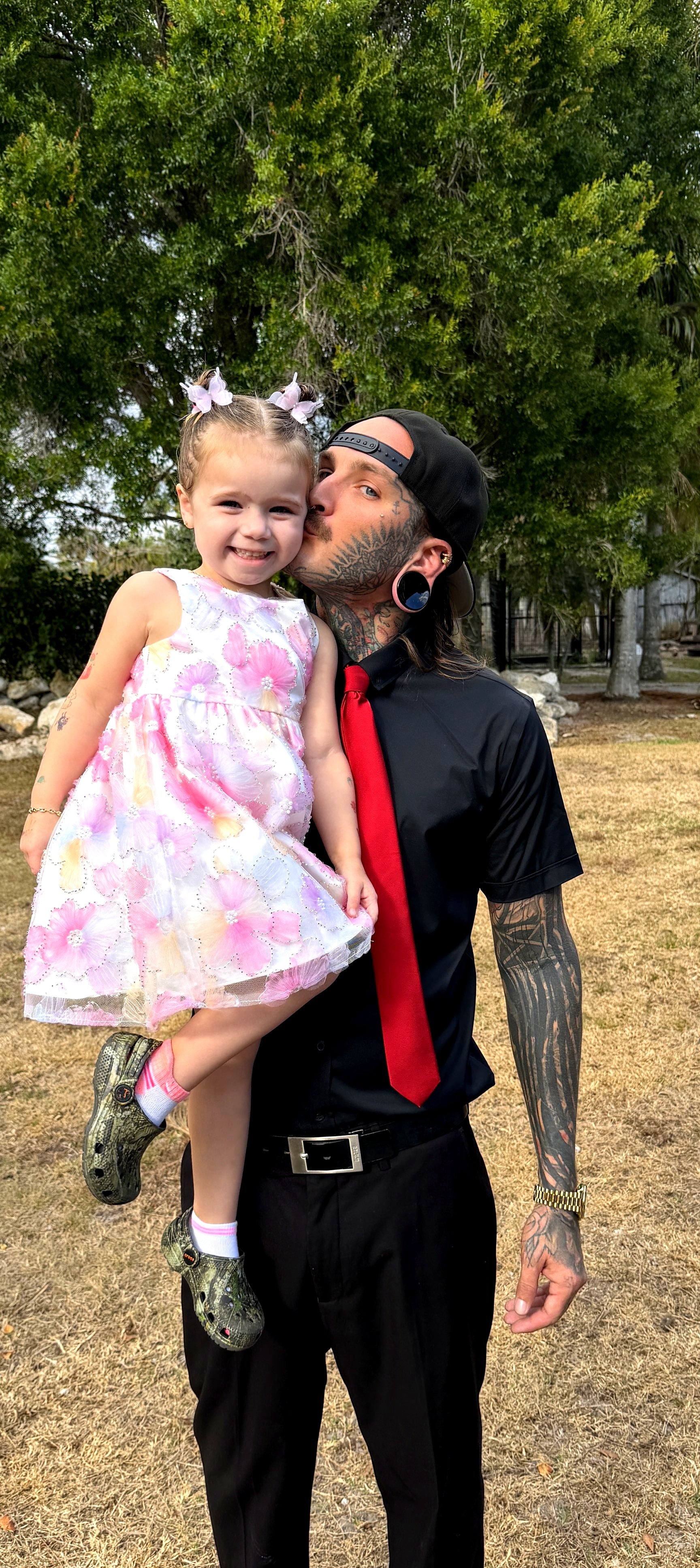 Tyler Nolan and daughter Ryder